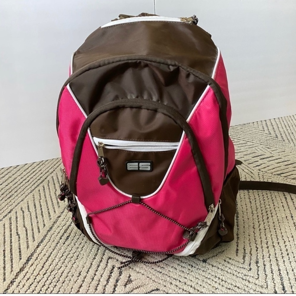 Eastport Backpack Brown Pink OS - Picture 13 of 13